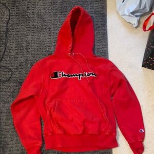 Champion Red Hoodie